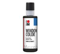 Marabu Window Color Fun and Fancy, Pintura 80ml, esquema negra
