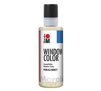 Marabu Window Color Fun & Fancy, 80 ml, Glitter-Gold