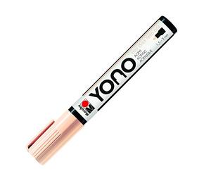 Marabu YONO 12400103029 - Pennarello acrilico versatile con punta rotonda giapponese da 1,5 a 3 mm, a base d'acqua, resistente alla luce e impermeabile, per quasi tutte le superfici