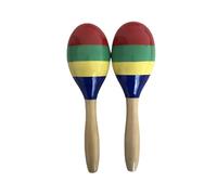 maracas, Martello da sabbia in legno, agitatori for rumba, sonagli, strumento a percussione con martello da sabbia,for music event(Stripe M8)