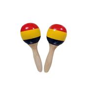 maracas, Martello da sabbia in legno, agitatori for rumba, sonagli, strumento a percussione con martello da sabbia,for music event(Stripe M8-1)