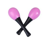 maracas, Shaker for maracas in plastica, strumento a percussione con sonaglio e martello di sabbia,for music event(Beige)