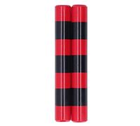 Maracas Stick Sabbia Shaker, Bastoncini a sonaglio con sabbia a strisce rosse Creatore di pioggia in legno Sonaglio Shaker Tubo Strumento musicale per lo sviluppo uditivo