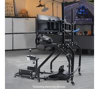 Marada Cockpit per Simulatore di Guida con Supporto Triplo Monitor per G920