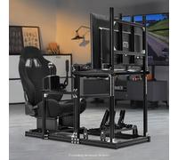 Marada Profilo Di Alluminio Corse Sim Cockpit & Sedile e TV Stand Adatto Per G29