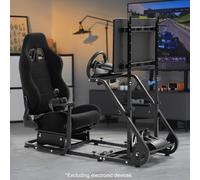 Marada Racing Sim Cockpit Con Supporto Per Monitor E Sedile Adatto Per Logitech