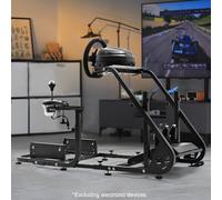 Marada Racing Sim Cockpit Con Supporto Per Monitor E Sedile Adatto Per Logitech