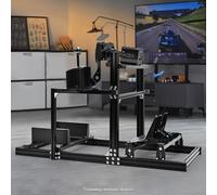 Marada Regolabile Alluminio Profilo Corsa Simulatore Cockpit Adatto Per Logitech