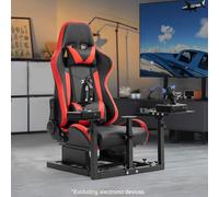 Marada Supporto Per Giochi Di Volo Con Sedile Rosso Per Thrustmaster A10C Hotas