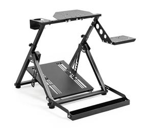 Marada Supporto per volante fisso da ufficio con slot per schede Supporto per ruote da corsa Cockpit X-Frame Supporto G29 G920 T300RS T150 Racing Simulator Volante Stand Race Compatibile con PC Xbox