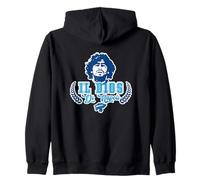 Maradona Il D10S di Napoli Felpa con Cappuccio