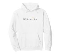 Maranatha Citazione Greca Vieni Signore Gesù Felpa con Cappuccio