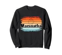 Maranatha Retro Colomba Rivoluzione Cristiana Gesù Persone Felpa