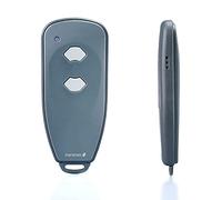 Marantec 122419 Trasmettitore Manuale, Telecomando a 2 canali/apribottiglie per Porte del Garage, Grigio