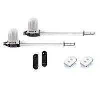 Marantec 178370 Azionamento per cancello Girevole a 2 Ante, 2 trasmettitori digitali 572 bi.Linked, 868 MHz, Grigio