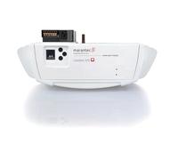 Marantec Comfort 370 - Set con 2 trasmettitori manuali, azionamento elettrico per porte da garage, porte sezionali e cancelli basculanti, colore: Bianco