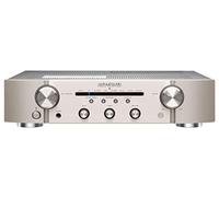 Marantz PM6007 Amplificatore integrato con connettività digitale, ingressi analogici coassiali e ottici, 2 x 45 Watt, DAC, conversione D/A per ingresso digitale, argento/Oro