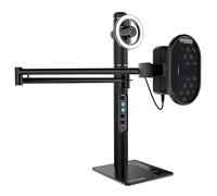 Marantz Professional Turret - Sistema Completo di Trasmissione con Webcam Full HD, Microfono USB a Condensatore, Schermo Anti Pop, Hub USB e Connessione USB-C