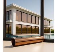 MARAPON® Pellicola per Vetri Finestre a Specchio [44.5x200 cm] Pellicola Specchio per Finestre - Protegge la tua Privacy e Filtra i Raggi UV o Infrarossi - Pellicola Adesiva Anti-Calore per Lucernari