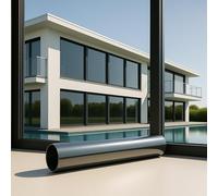 MARAPON® Pellicola per Vetri Finestre a Specchio autoadesivo [105x200 cm] Pellicola Specchio per Finestre - Protegge la tua Privacy e Filtra i Raggi UV o Infrarossi - Anti-Calore per Lucernari