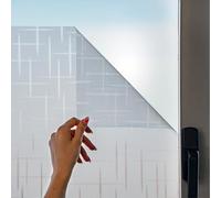 MARAPON® Pellicola Vetri Effetto Smerigliato con Motivo a Stelle [44.5x200 cm] EBook con Istruzioni Incluso - Adesione Statica - Pellicola Privacy - Pellicola per Vetri Finestre