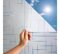 MARAPON® Pellicola Vetri Effetto Smerigliato con Motivo a Stelle [75x200 cm] EBook con Istruzioni Incluso - Adesione Statica - Pellicola Privacy - Pellicola per Vetri Finestre