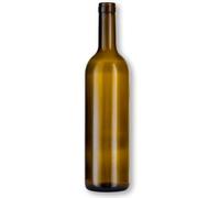 marasca 12 Pezzi Bottiglie in Vetro Scuro UVAG Olio Liquore 500 ml con Tappo
