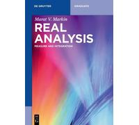 Marat V. Markin Real Analysis (Tascabile) De Gruyter Textbook