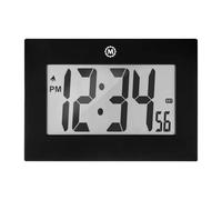 Marathon Orologio da parete digitale grande | Display a cifre grandi con sveglia e supporto da tavolo pieghevole | Orologio da parete da cucina ideale