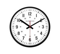 Marathon Orologio da parete, nero, 25.7