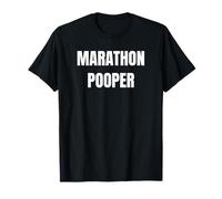 Marathon Pooper Champion Funny Award Tees And Mugs Dad Jokes Maglietta