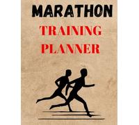 Marathon Training Planner journal 109 pages