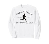 Maratona MA Sei Morto? Pheidippides 490 BC Running Meme Felpa