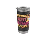 Maratoneta Running Away From Nothing Bicchiere termico in acciaio inox doppia parete
