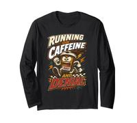 Maratoneta Running On Caffeine And Denial Maglia a Manica