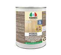 MARBEC HYDROIL INTERNO 1KG Olio impregnante per legno interno grezzo in base acqua a rapida essiccazione. Ideale per il trattamento fai da te di pavimenti, arredi e serramenti.