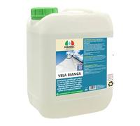 Marbec Vela Bianca 5LT Detergente smacchiatore per la Pulizia impeccabile per Vele in Nylon, Kevlar e Dacron. Rimuove Sporco, salsedine e Smog, preserva Colori e Materiali.