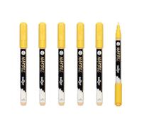 Marbel DA0223001740Cpack - Marbel Marqueur Universel Pointe Pointue Extra Fine 0,7mm Popcorn N°740 - Paquet de 6