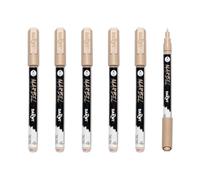 Marbel DA0223002430Cpack - Marbel Marqueur Universel Pointe Conique Fine 2mm Taupe N°430 - Paquet de 6