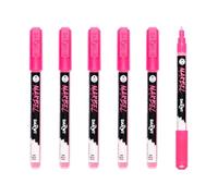 Marbel DA0243002488Cpack - Marbel Marqueur Universel Pointe Conique Fine 2mm Rose Neon N°488 - Paquet de 6