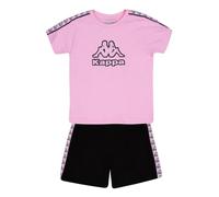 Marbel SpA Kappa Maglia e pantaloncini in jersey di cotone 160 g Grafica e logo Omini, Kappa con glitte Nastro intrecciato con fascia taglia 16 Y