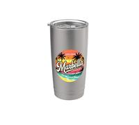 Marbella Espana/Marbella Spagna Souvenir/Marbella Bicchiere termico in acciaio inox doppia parete