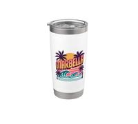 Marbella Espana/Marbella Spagna Souvenir/Marbella Bicchiere termico in acciaio inox doppia parete