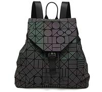 MARBER Donne Zaino Luminoso Geometrico Nightglowing Moda Colorato Rombo Daypack Zaino Borse per Donne Ragazze Campus All'aperto Viaggio, colorato 4, taglia unica, Rucksack