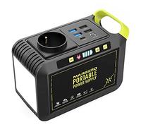 MARBERO 88Wh Centrale Elettrica Portatile 24000mAh Campeggio Generatore di Corrente Power Bank con Presa CA 120W Max 220V CA, CC, USB QC3.0, Torcia LED per CPAP Casa Campeggio Emergenza Backup