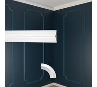 MARBET DESIGN 20 metri di decorazione da parete, bacchette e segmenti di cornice