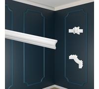 MARBET DESIGN 20 metri di decorazione da parete, bacchette e segmenti di cornice