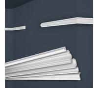MARBET DESIGN Listelli da soffitto E-27 in polistirene XPS 11x23 mm – 50 m, design moderno