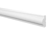 Listelli da soffitto Marbet in polistirolo XPS - Listelli in stucco di alta qualità leggeri e robusti dal design moderno - (confezione economica da 40 metri E-27-11x23mm) Listelli ad angolo