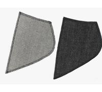 Marbet Rinforzi Rinforzo Toppa Toppe Termoadesivi Cavallo Pantaloni Nero Denim Jeans 100% Cotone rinforzare rammendare